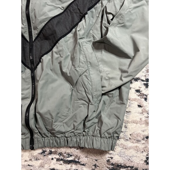 IPFU Jacket Mens Medium Long Gray ARMY JWOD Skilcraft Windbreaker Full Zip - Picture 2 of 13